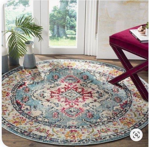 Vintage Round Carpet