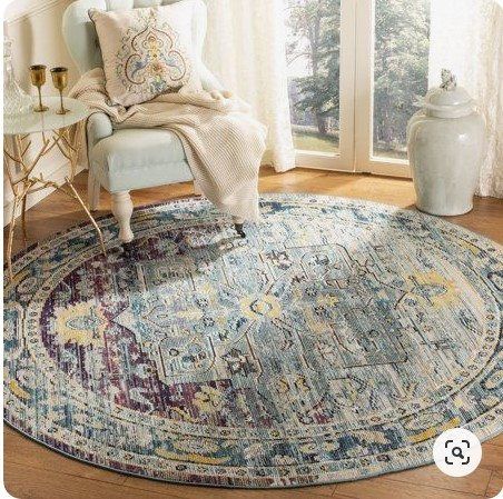 Vintage Round Carpet