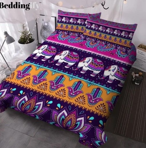 Vintage Elephant Bedding Set