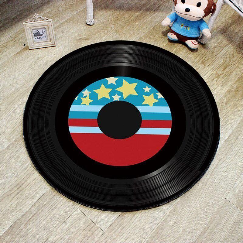 Vintage Ethnic Style Round Carpet