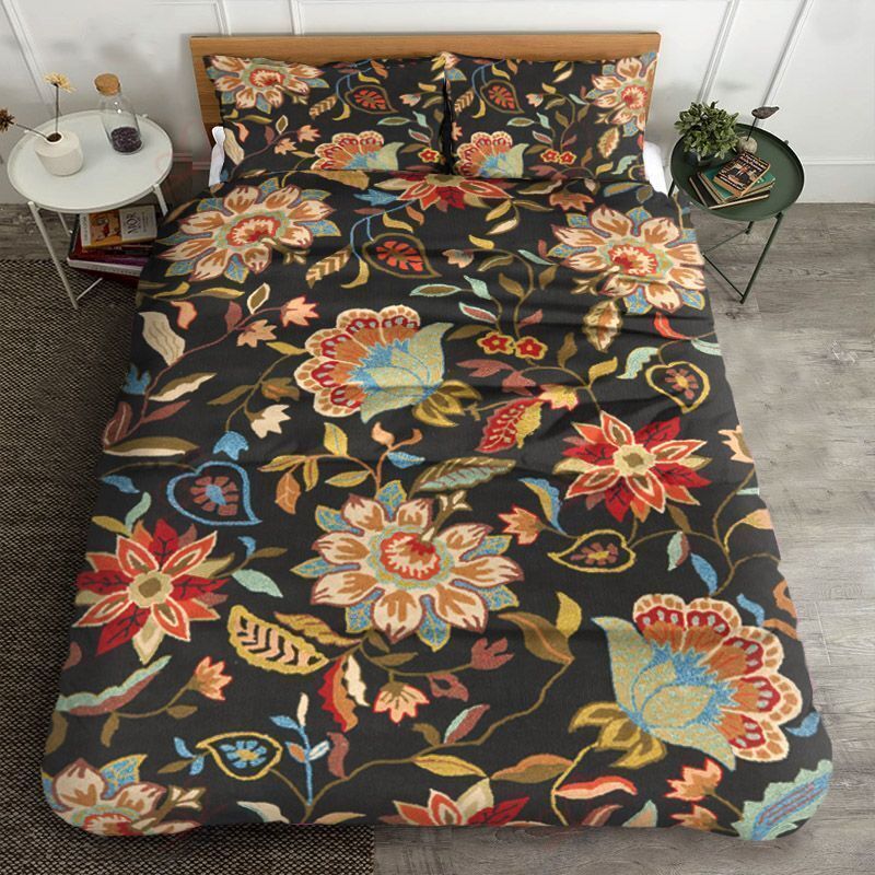 Vintage Floral Pattern Bedding Set