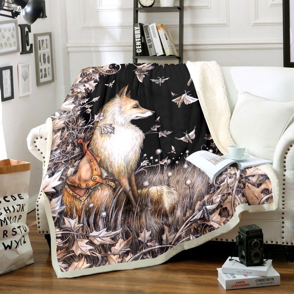 Vintage Fox Sherpa Fleece