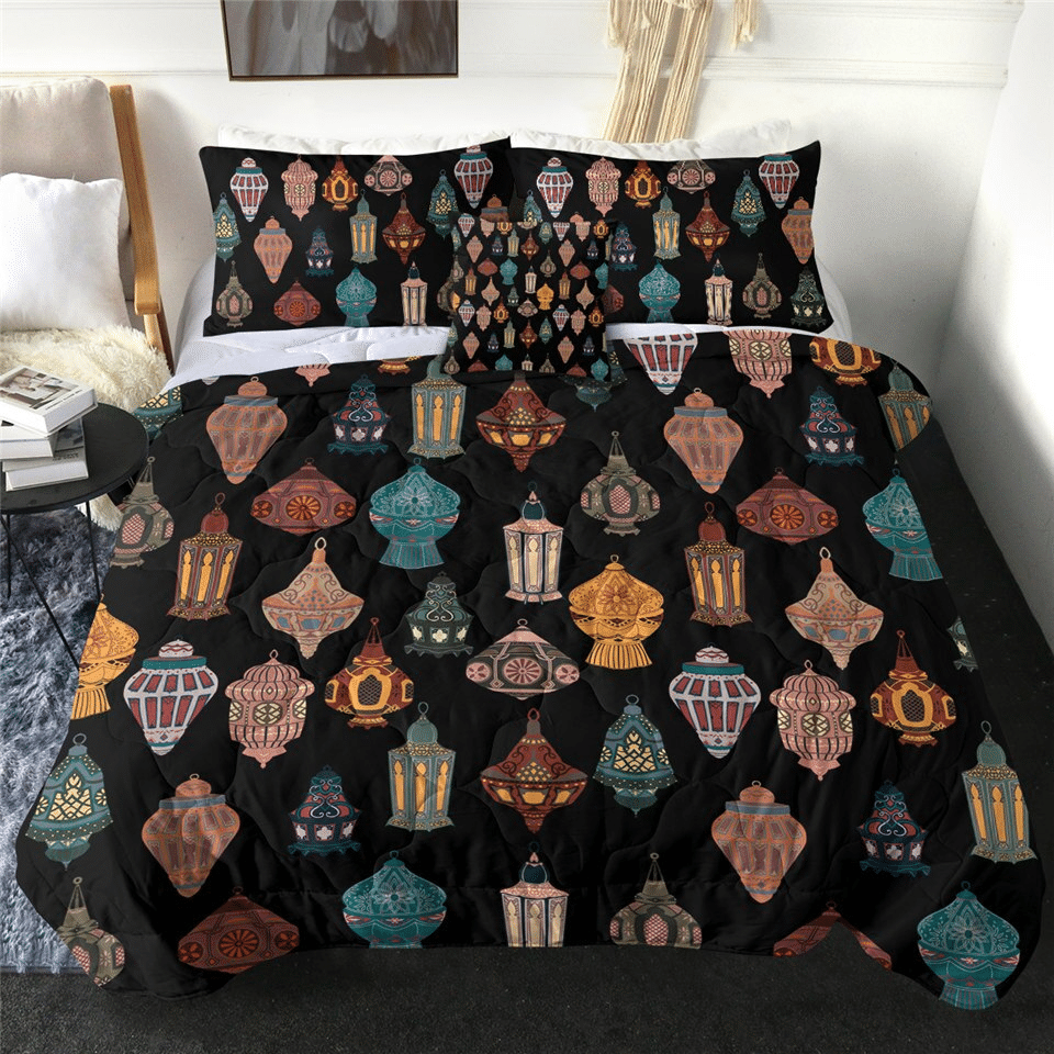 Vintage Lantern Collection Bedding Set