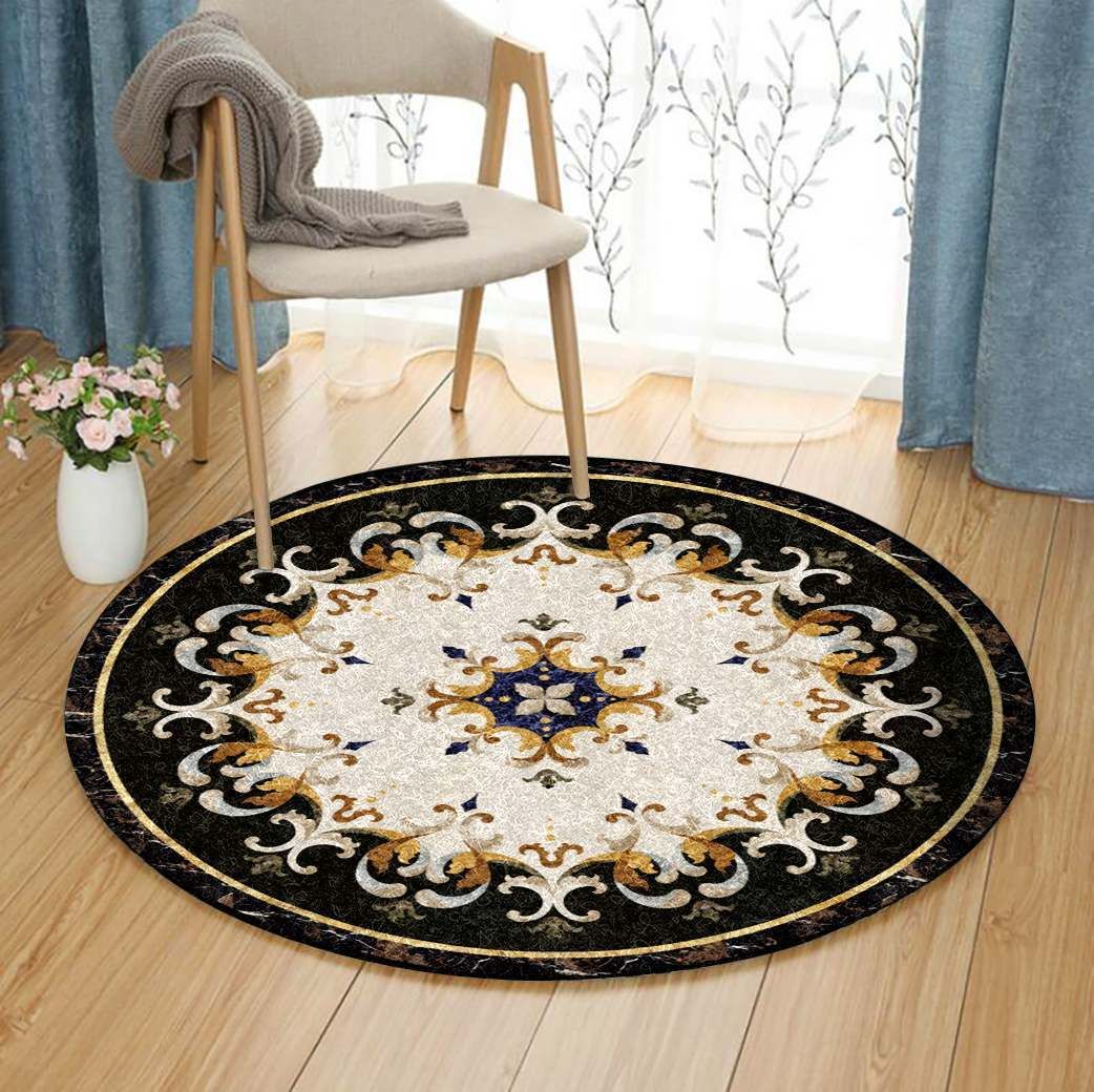 Vintage Round Carpet