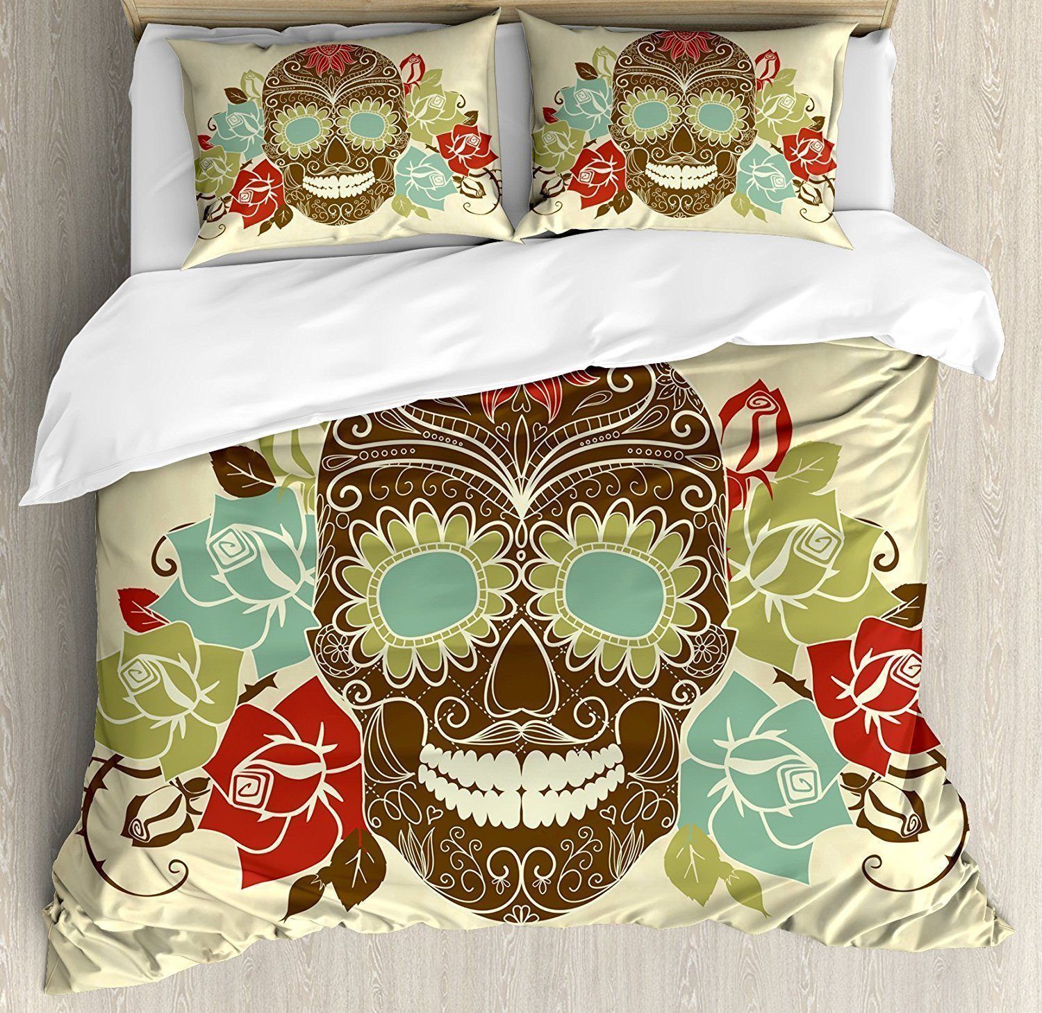 Vintage Smiling Gothic Face Bedding Set