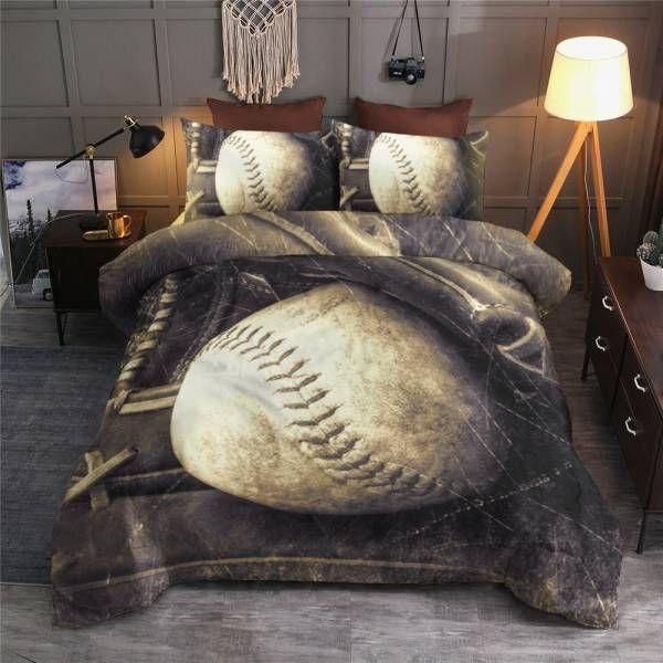 Vintage Sport Baseball  Bedding Set