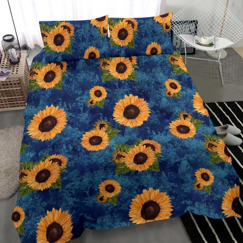 Vintage Sunflower For Hippie Boho Bedding Set