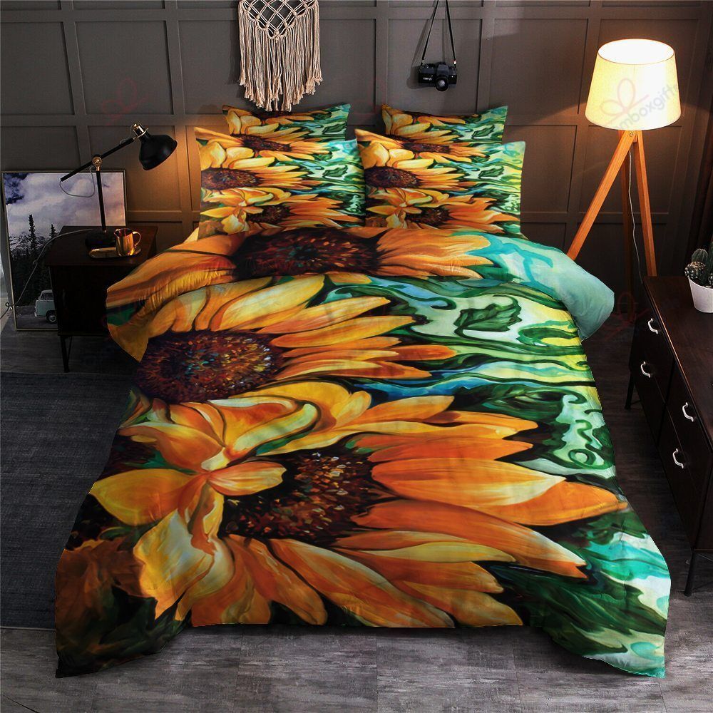 Vintage Sunflower Bedding Set