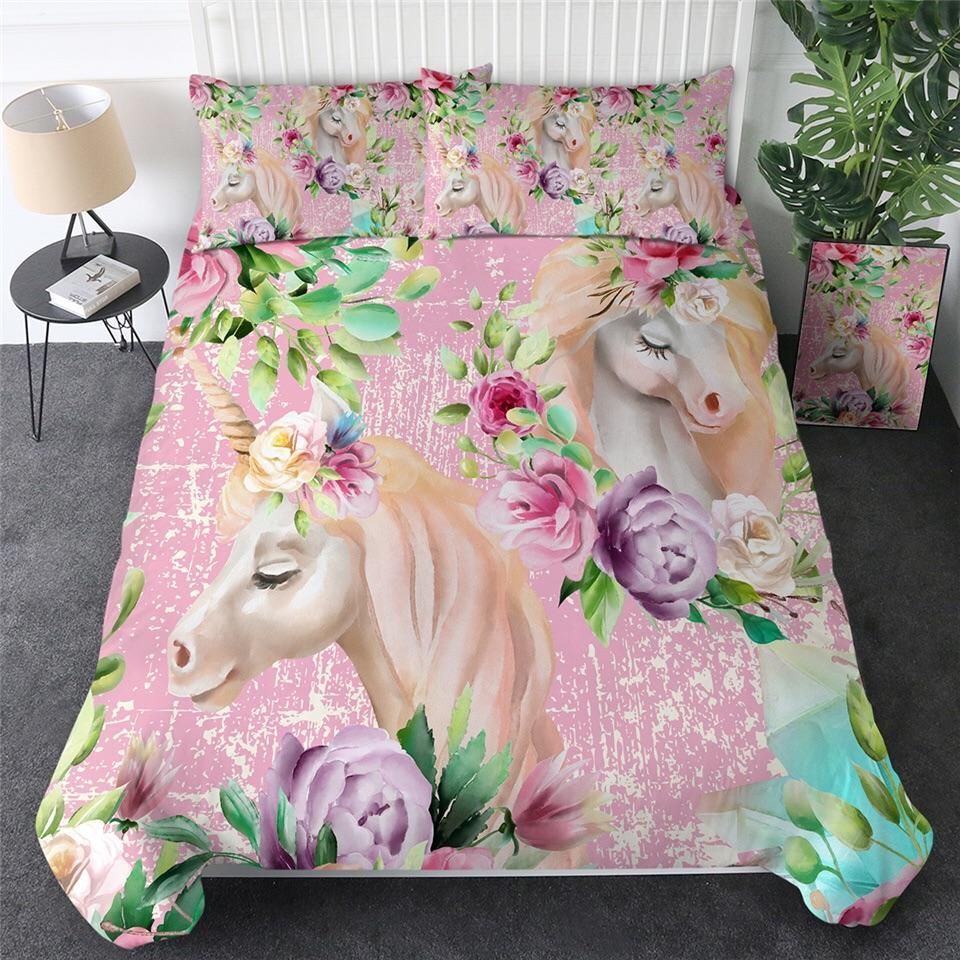Vintage Unicorn Bedding Set