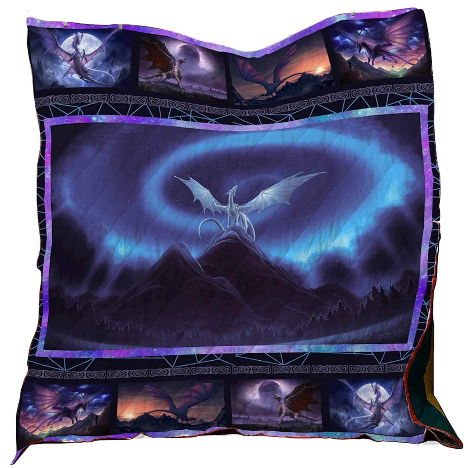 Violet Dragon Washable Quilt Blanket 0501 01 Dhc1312412Dd