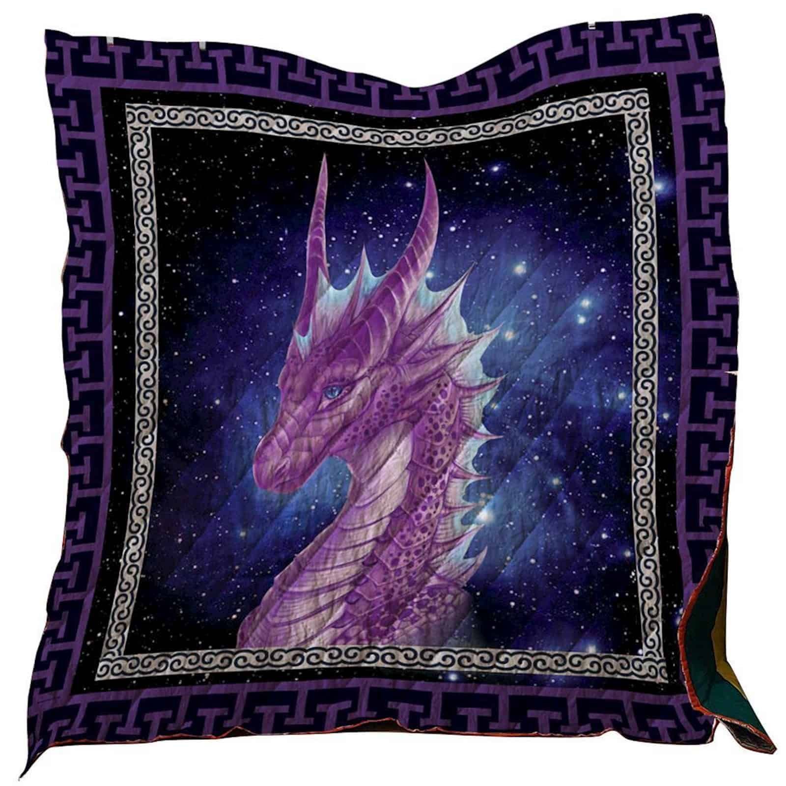 Violet Dragon Washable Quilt Blanket 0801 03 Dhc1312396Dd