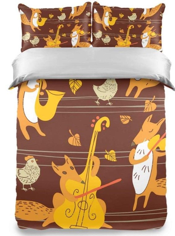 Violin Fox Bedding Set