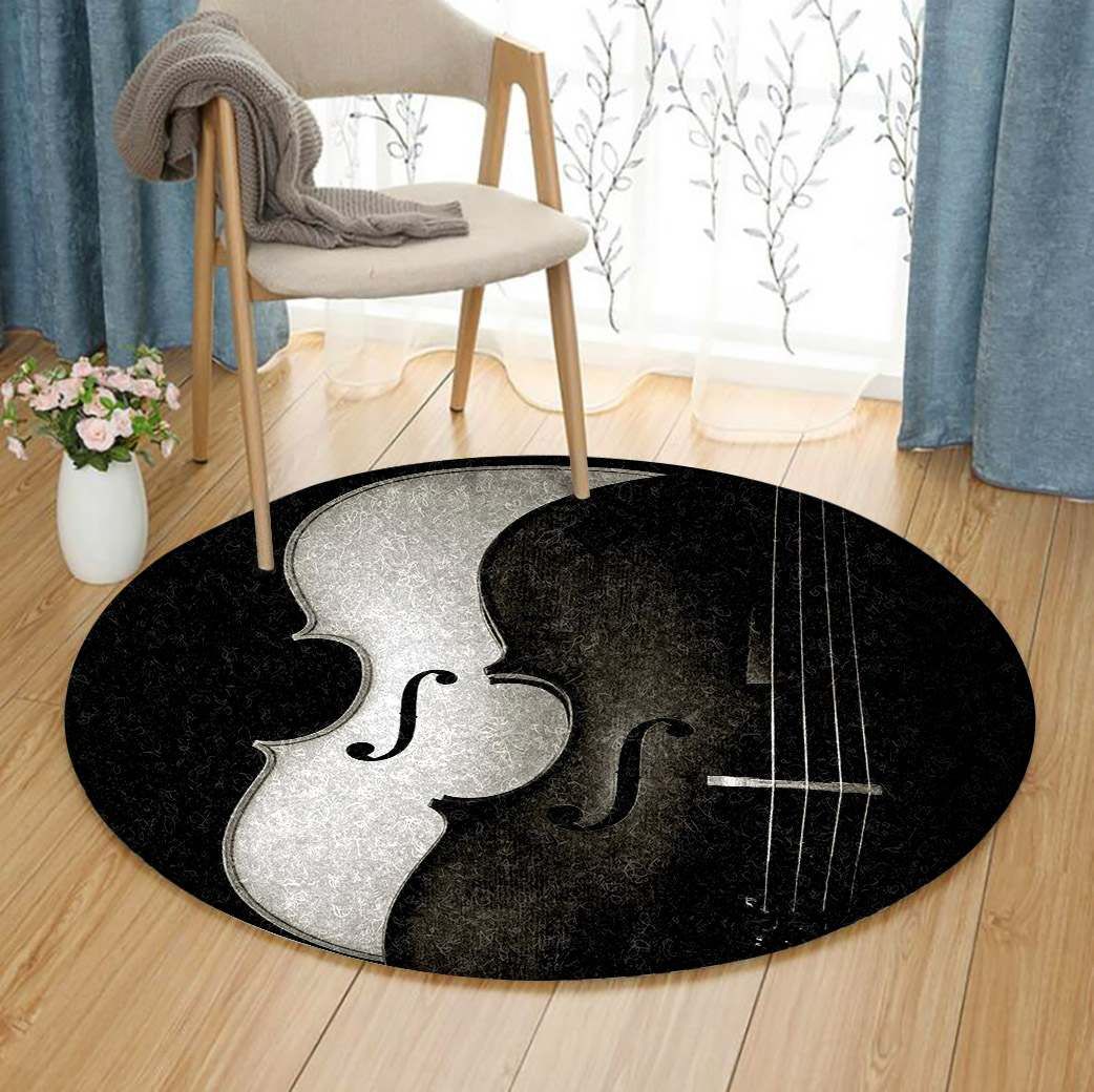Violin Round Carpet
