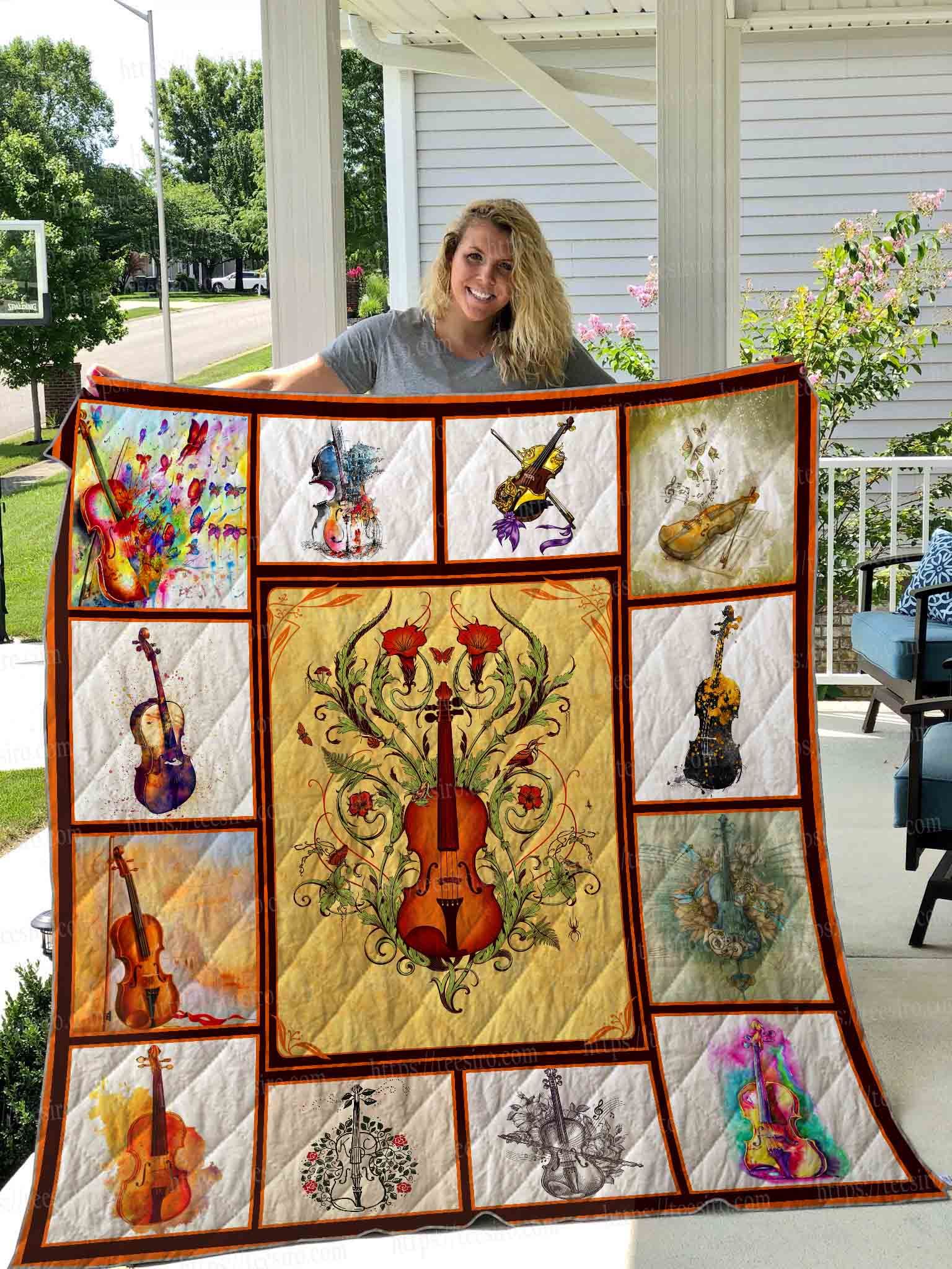 Violin Quilt Blanket DHC13122811VT