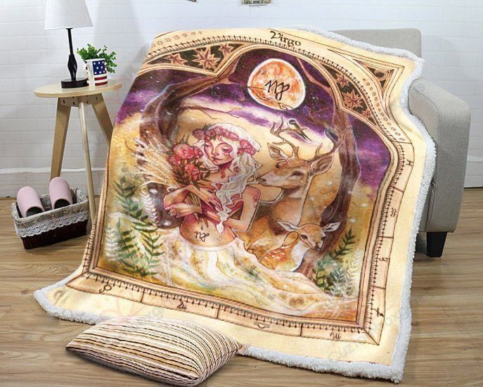 Virgo Fleece Blanket