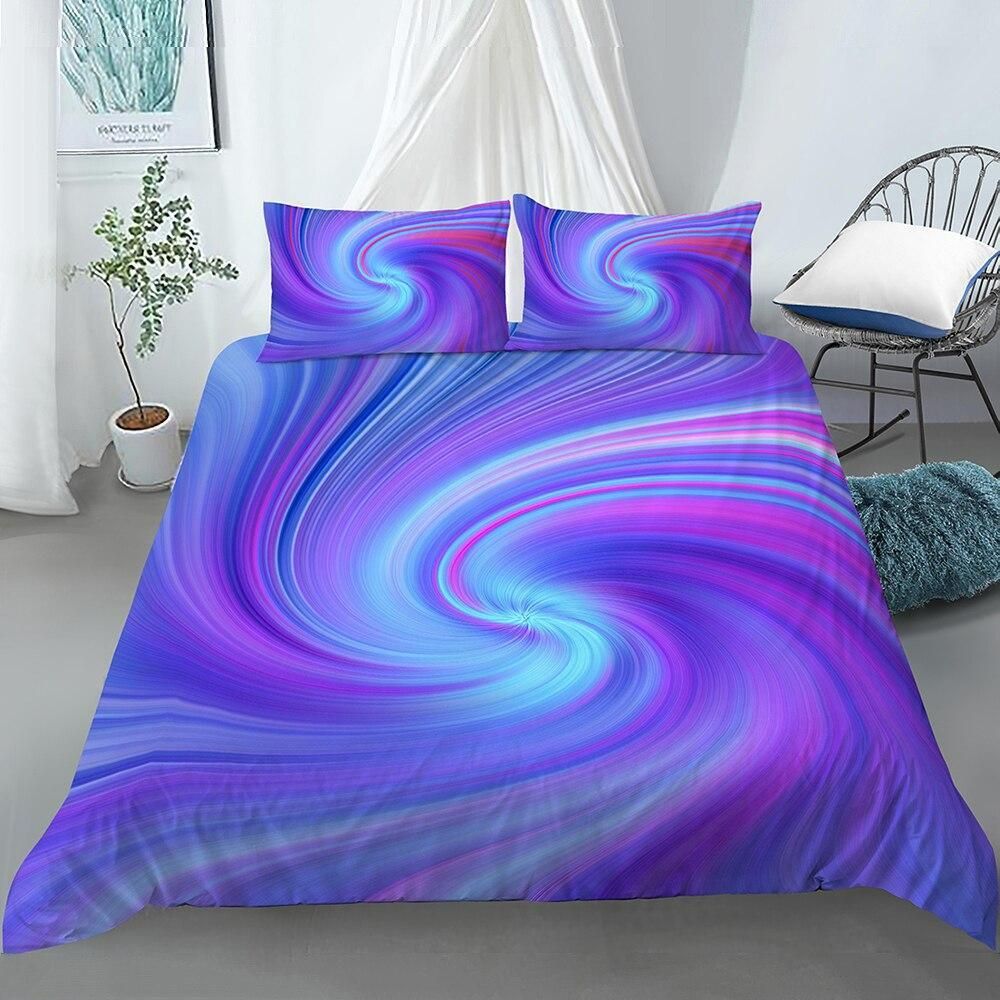 Void Swirl Psychedelic Art Bedding Set