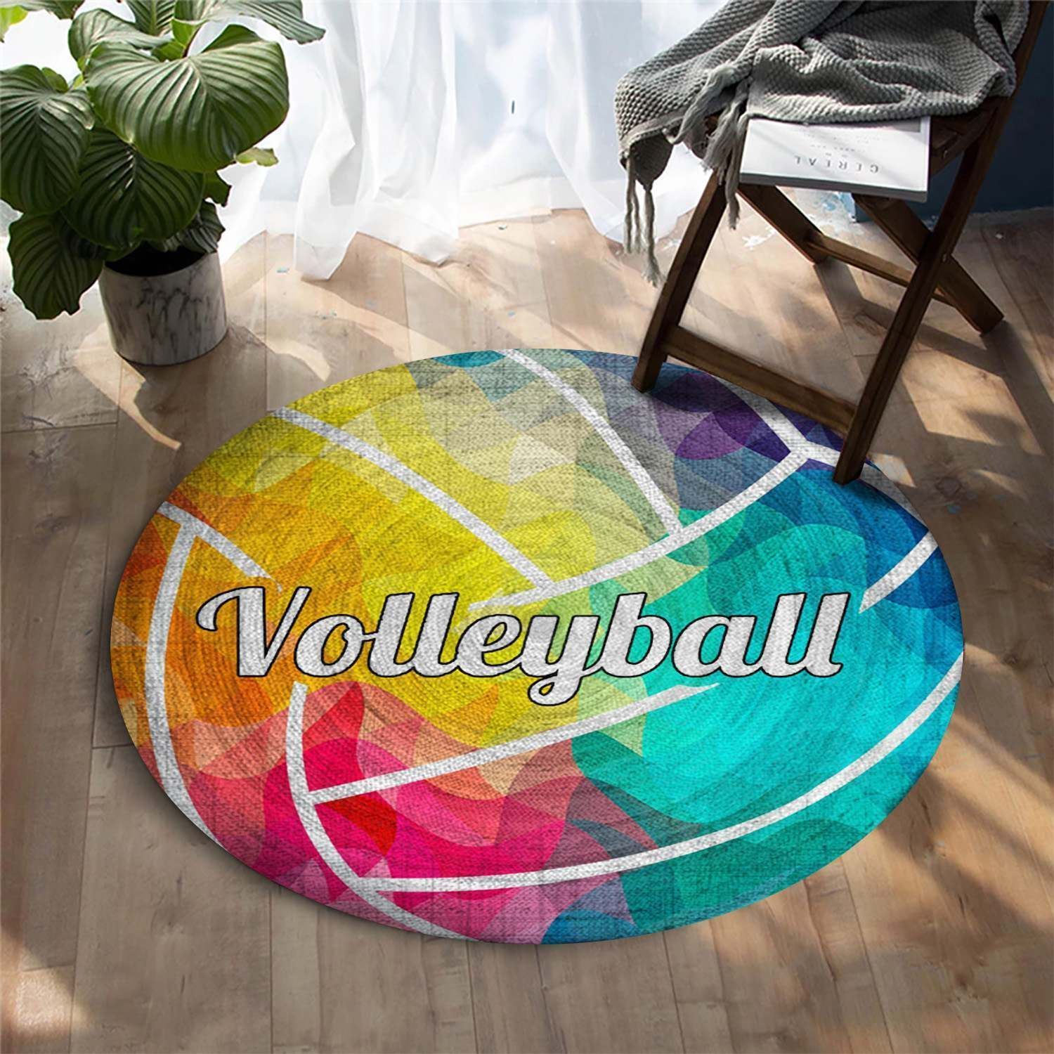 Volleyball Round Carpet