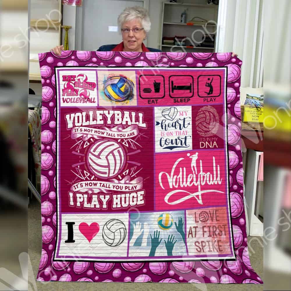 Volleyball CL15100382MDQ Quilt Blanket