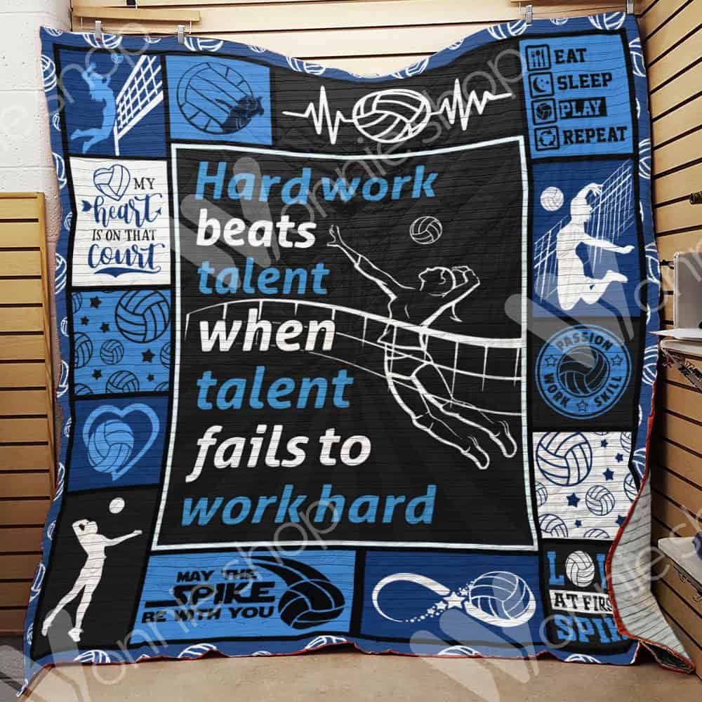 Volleyball CL15100390MDQ Quilt Blanket