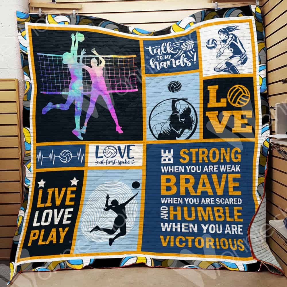 Volleyball CL15100393MDQ Quilt Blanket