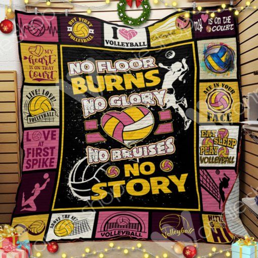 Volleyball CL15100394MDQ Quilt Blanket