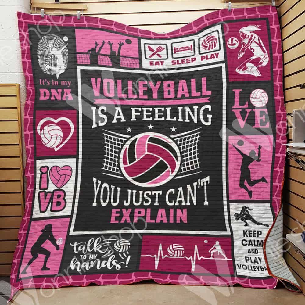 Volleyball CL15100409MDQ Quilt Blanket