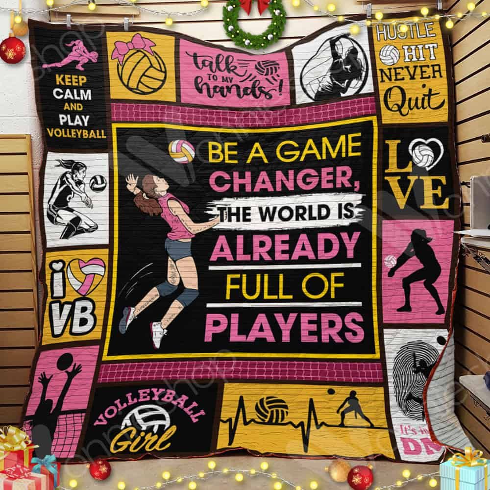 Volleyball CL15100412MDQ Quilt Blanket