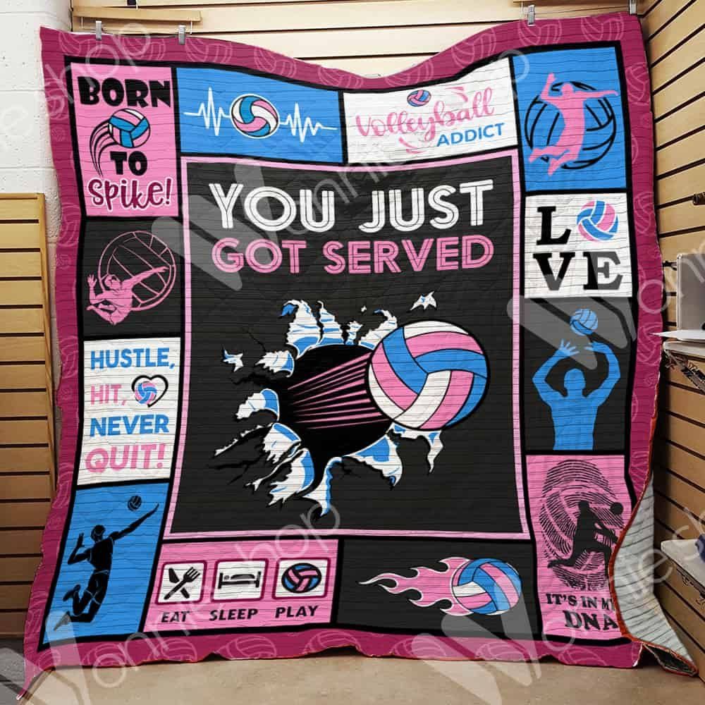 Volleyball CL15100415MDQ Quilt Blanket
