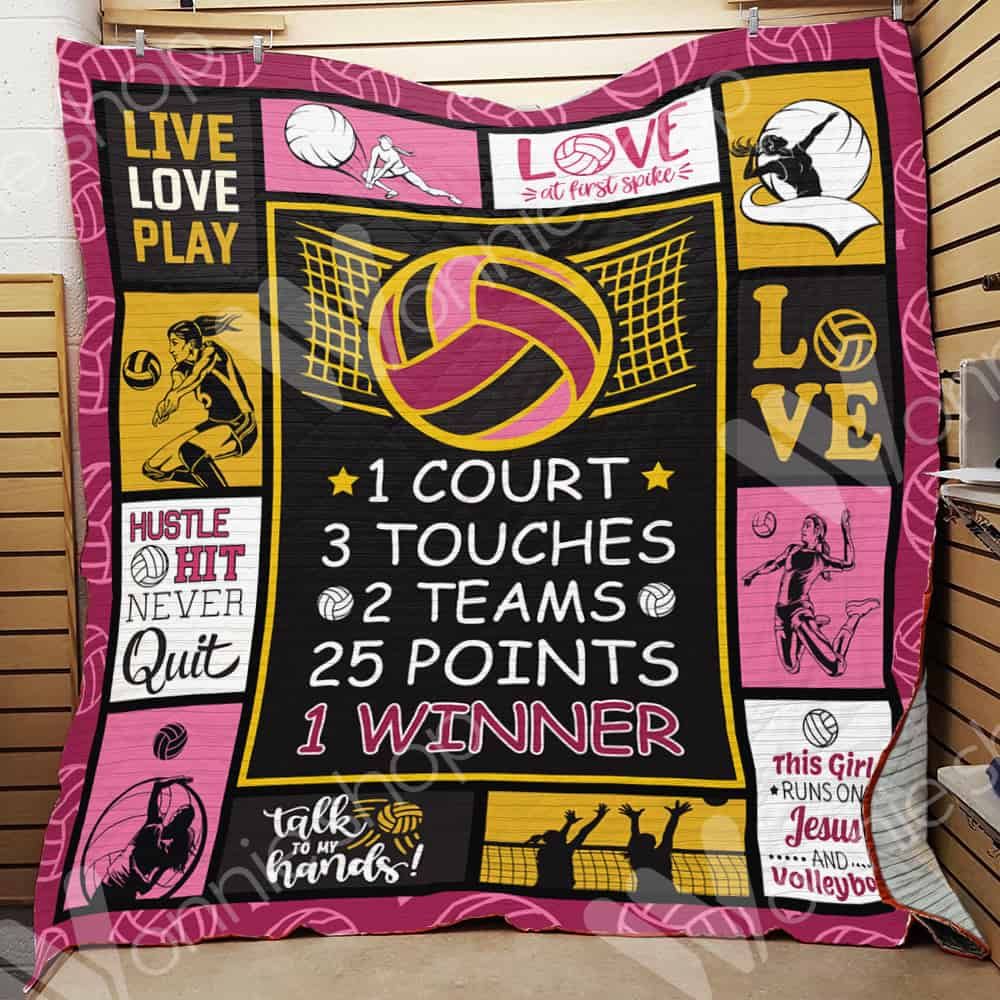 Volleyball CL15100420MDQ Quilt Blanket