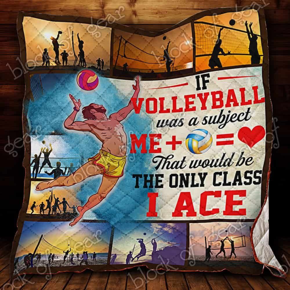 Volleyball CL19100967MDQ Quilt Blanket
