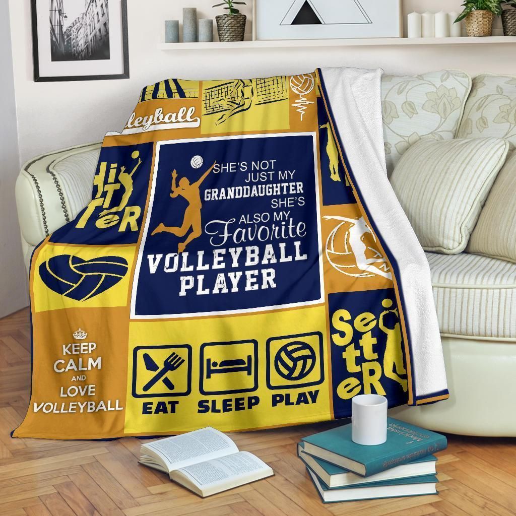 Volleyball Sherpa Fleece Blanket