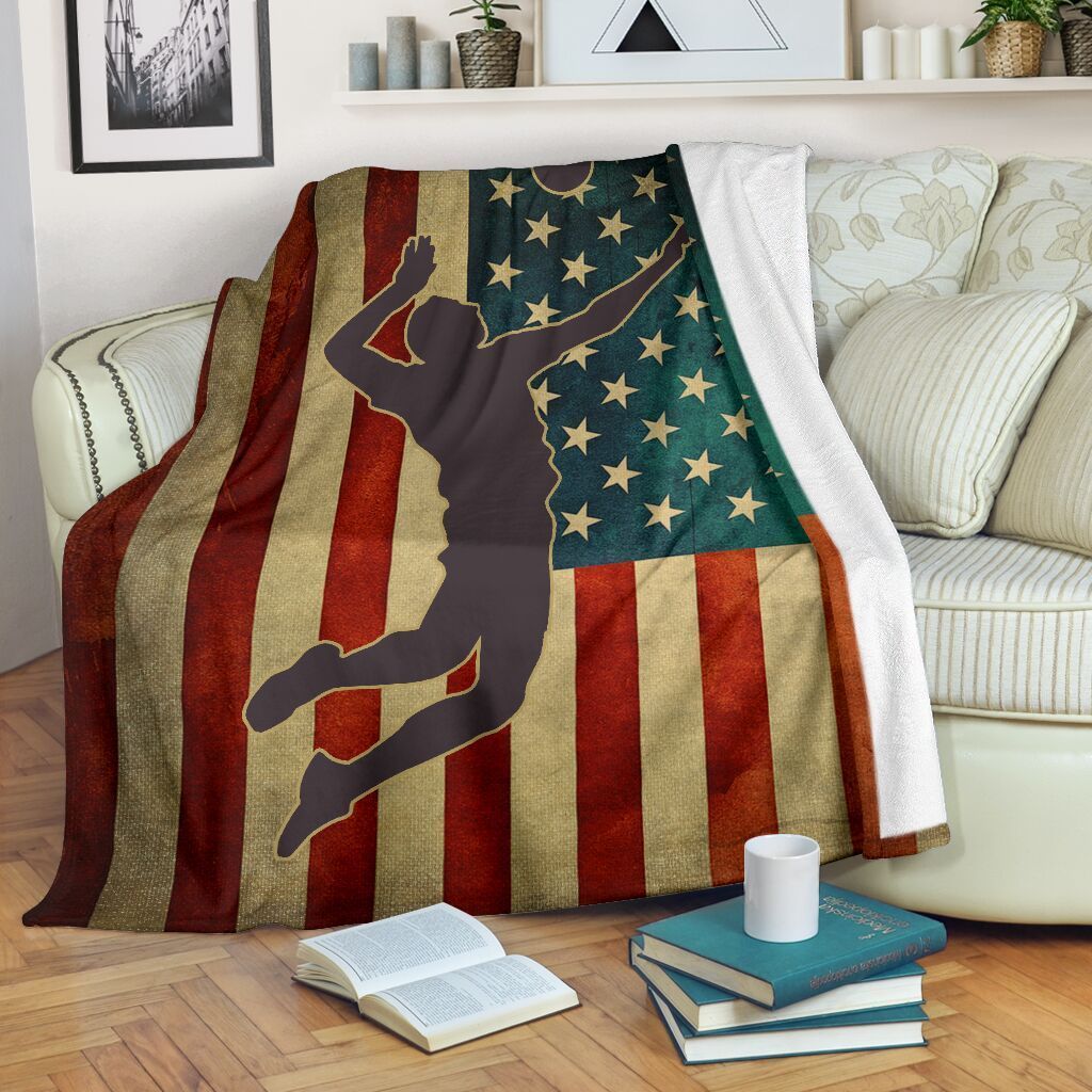 Volleyball Sherpa Fleece Blanket