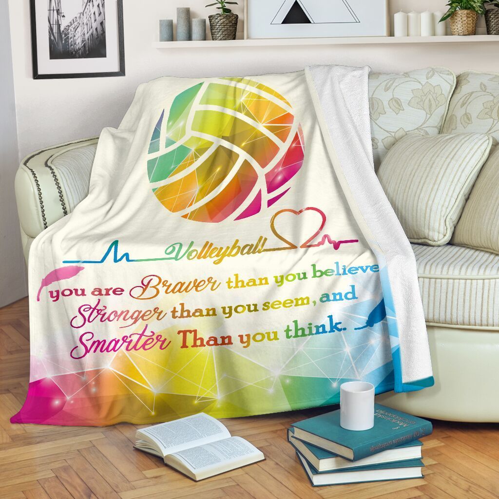 Volleyball Sherpa Fleece Blanket