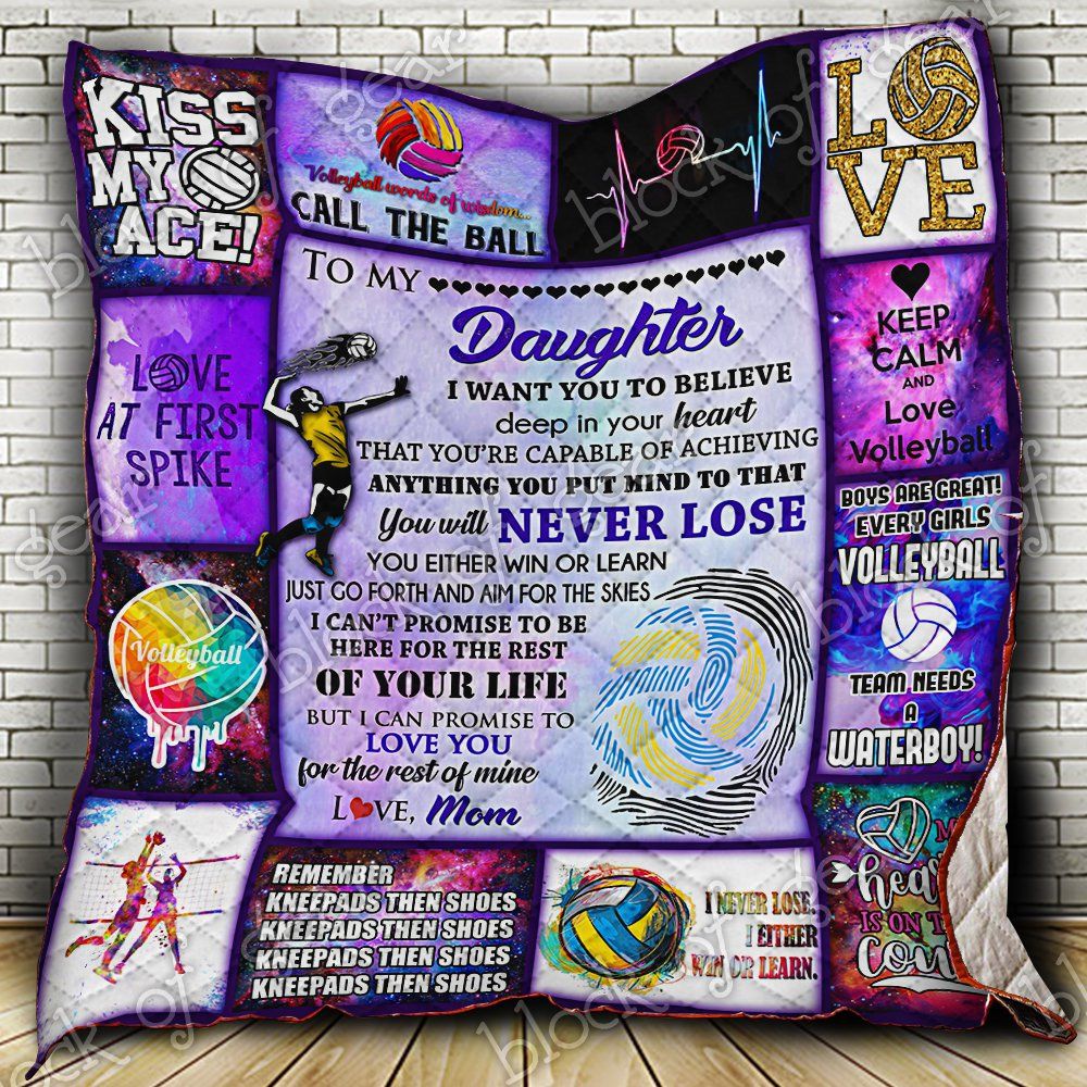 Volleyball Daughter Love Mom Quilt Pn444Sc1 Dhc11123729Dd