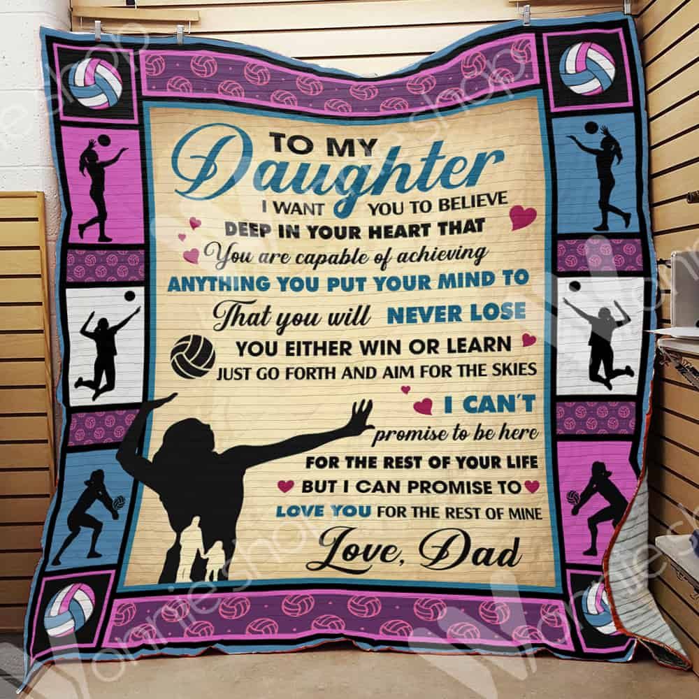 Volleyball Daughter Quilt Blanket DHC0102447TD