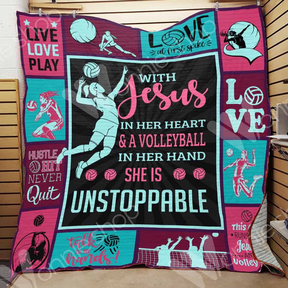 Volleyball Girl Quilt Blanket DHC0102714TD