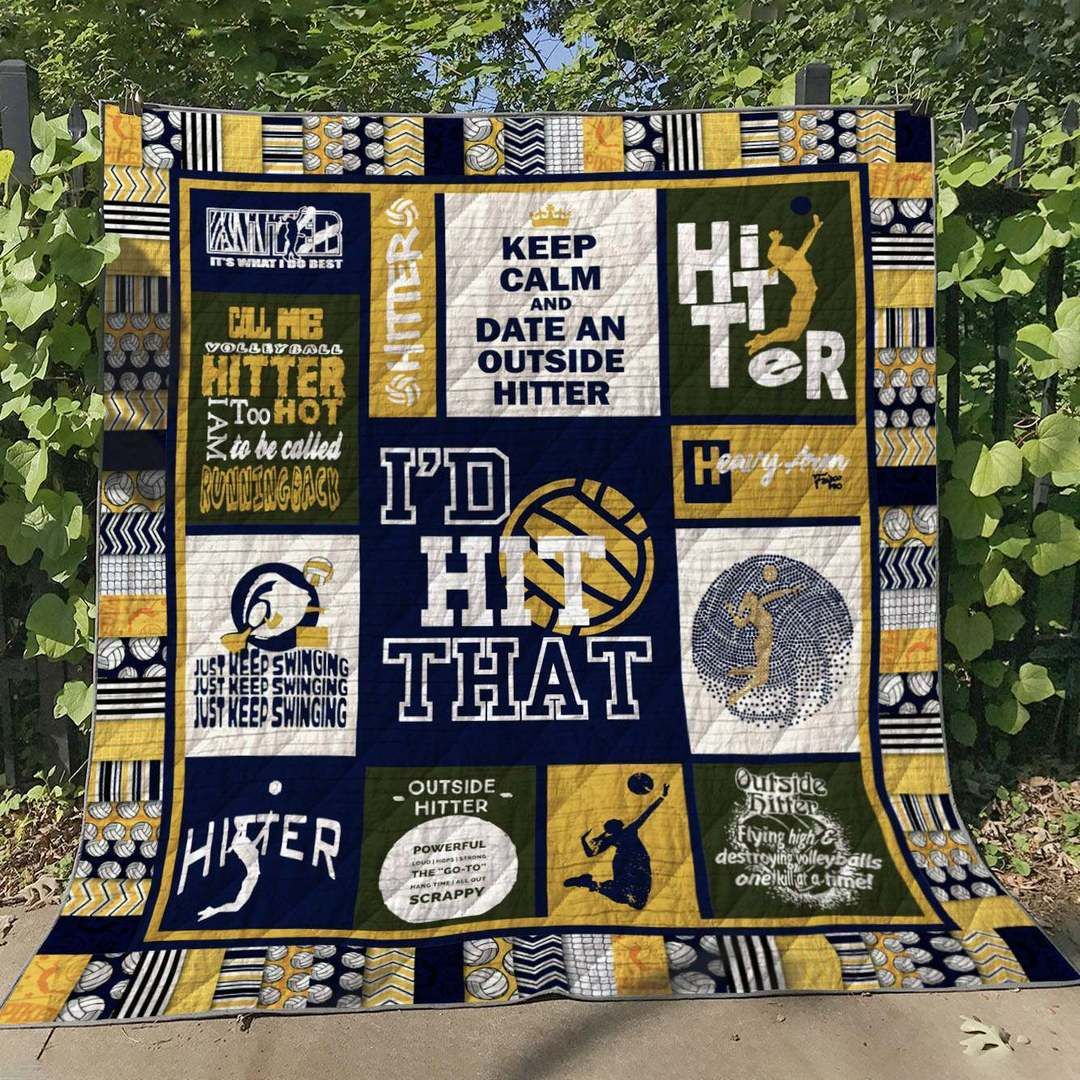 Volleyball Hitter HN070617 Quilt Blanket
