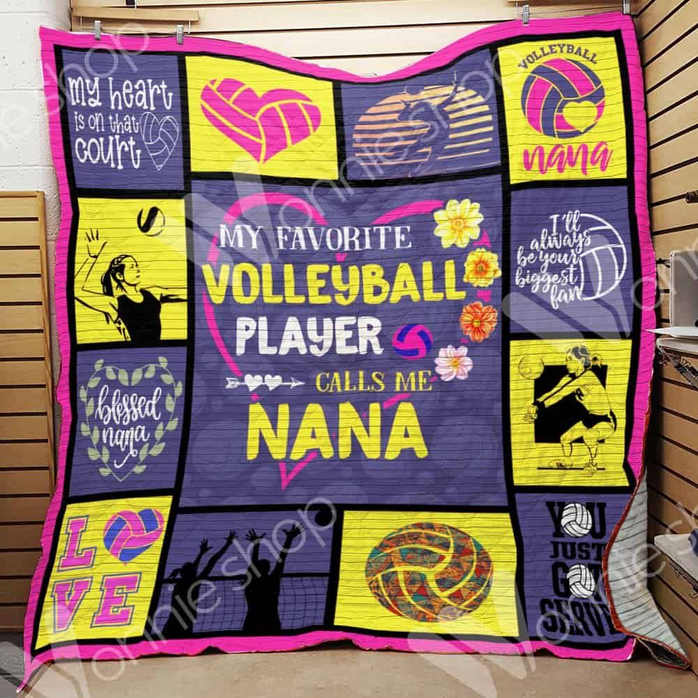 Volleyball Nana CL15100418MDQ Quilt Blanket