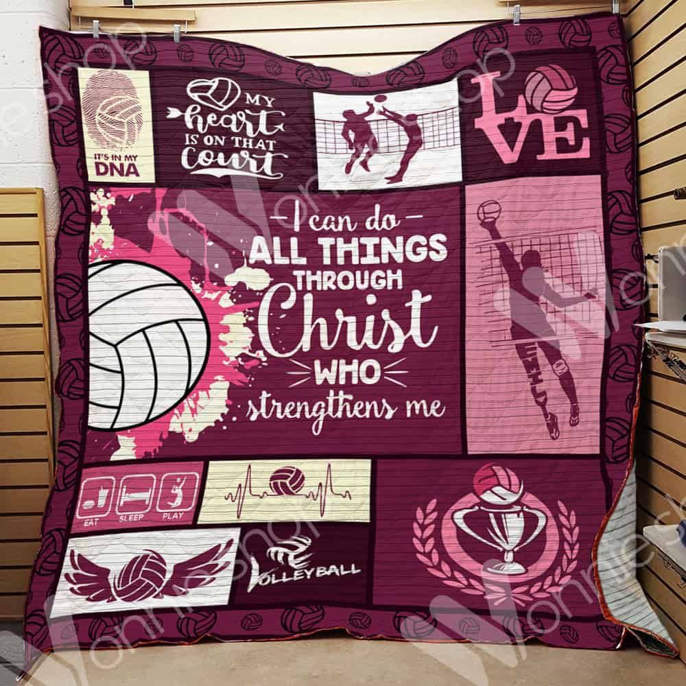 Volleyball Quilt Blanket DHC01021111TD