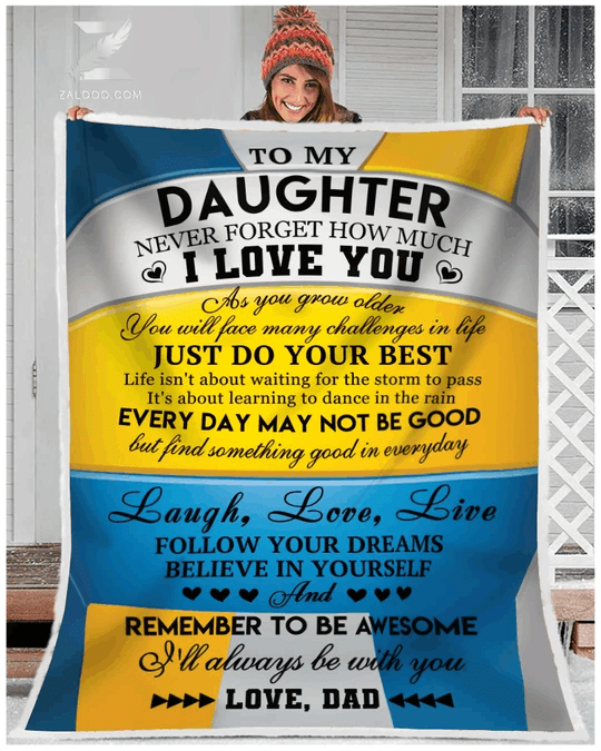 Volleyball Remember To Be Awesome Sherpa Fleece Blanket