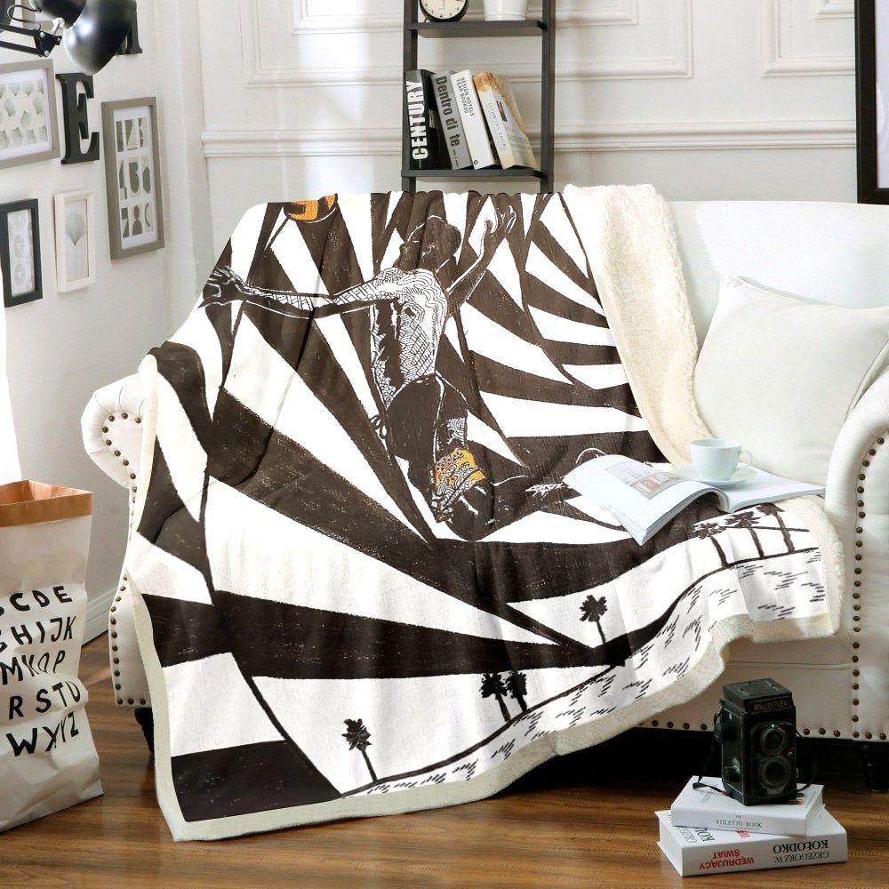 Volleyball Sherpa Fleece Blanket