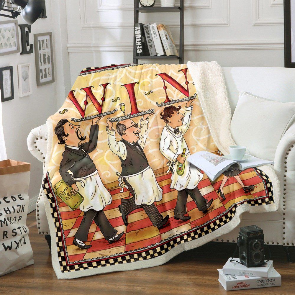 Waiters Wine Sherpa Fleece