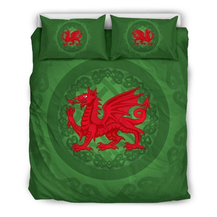 Wales Dragon Celtic Bedding Set