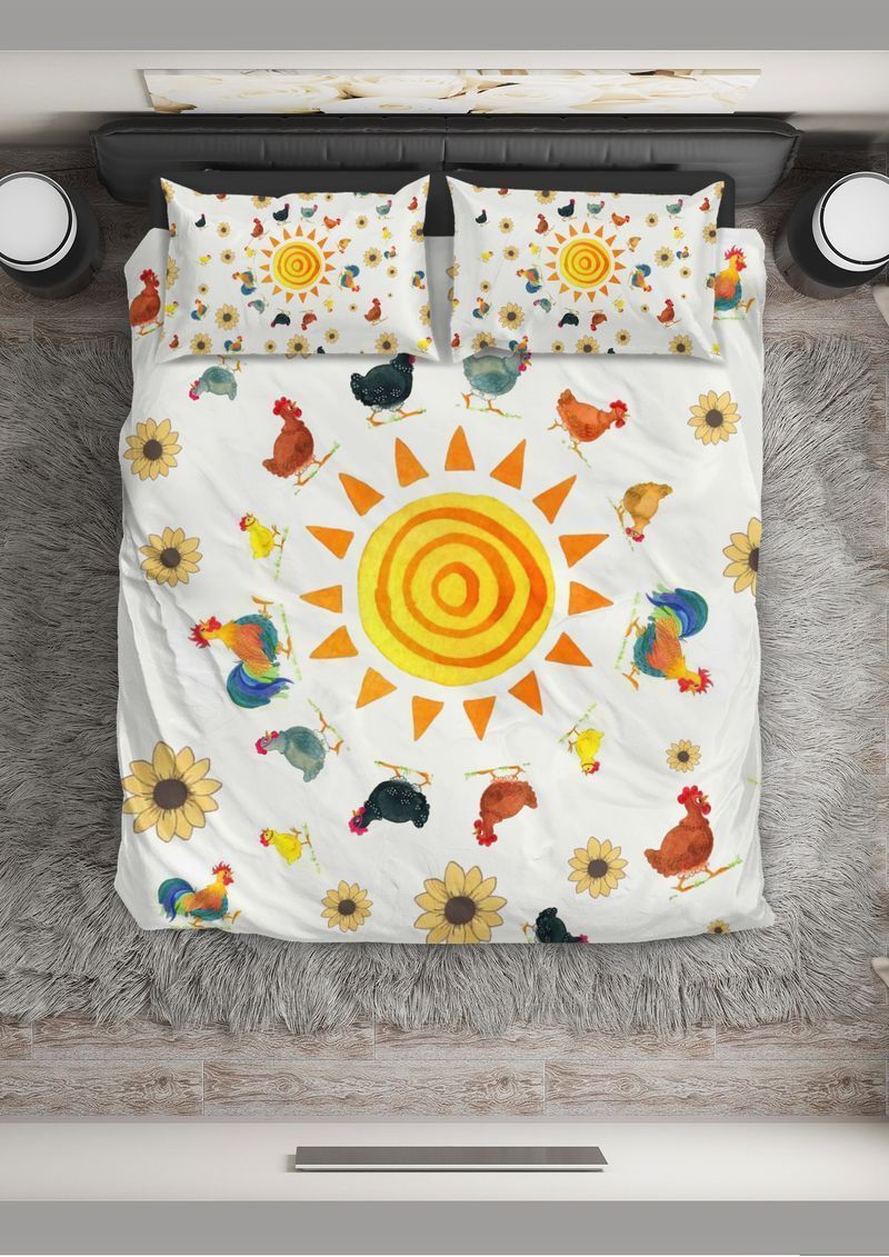 Walking Around The Sun Printed Bedding Set