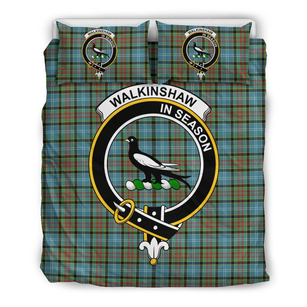 Walkinshaw Clan Badge Tartan Bedding Set