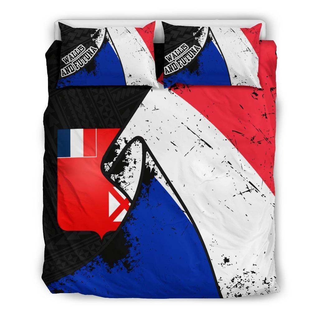 Wallis and Futuna Special Grunge Flag Bedding Set