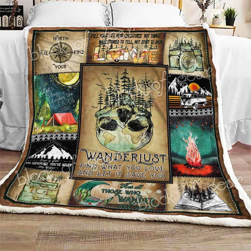 Wanderlust Fleece Blanket