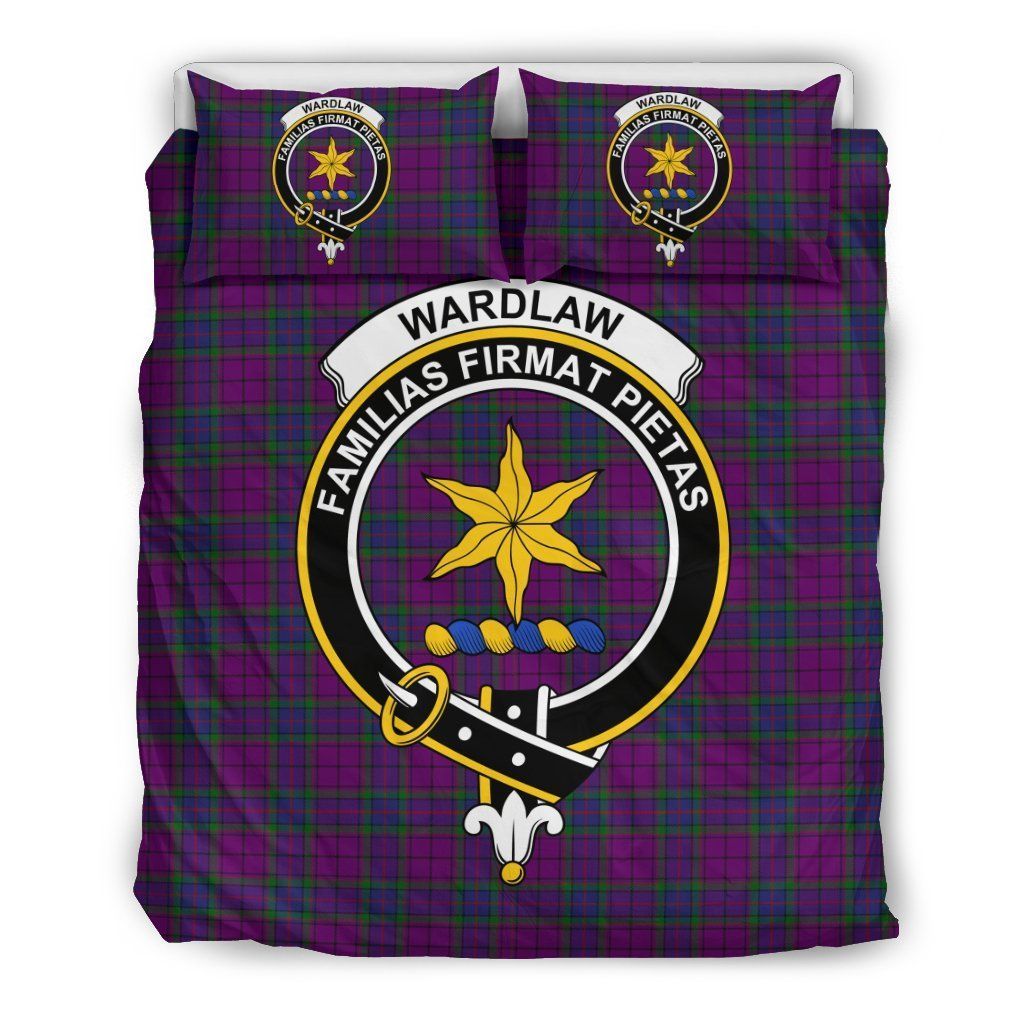 Wardlaw Clan Badge Tartan Bedding Set