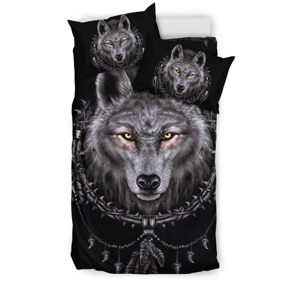 Warrior Angry Wolf Bedding Set