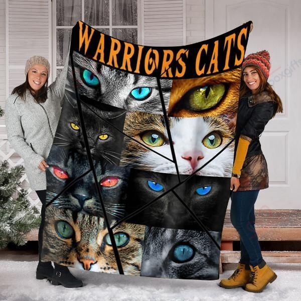 Warriors Cats Eye Cats Sherpa Fleece Blanket